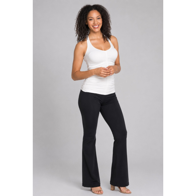 Center Ruched Halter Top