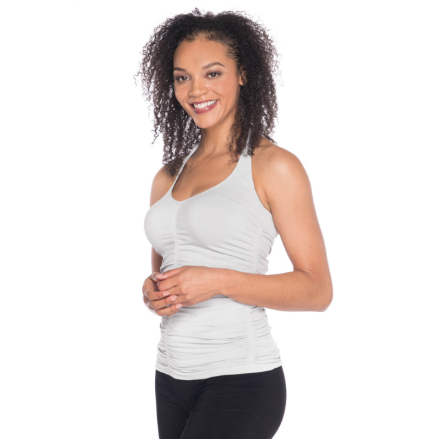 Center Ruched Halter Top