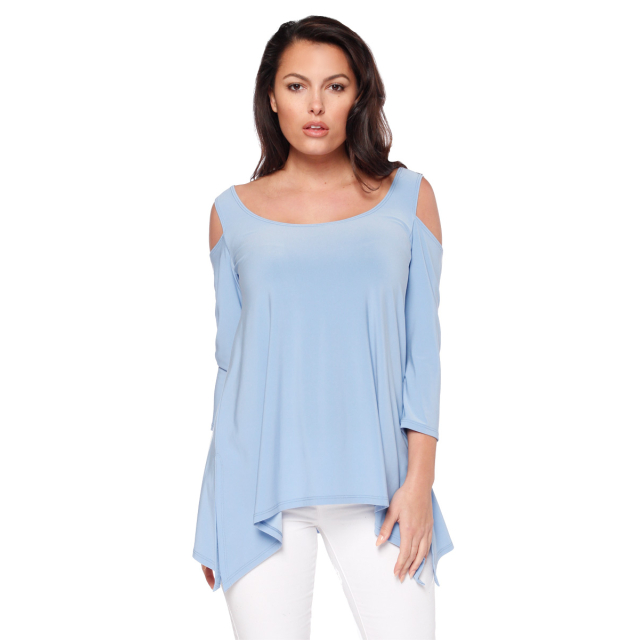 Flowy Cold Shoulder Top