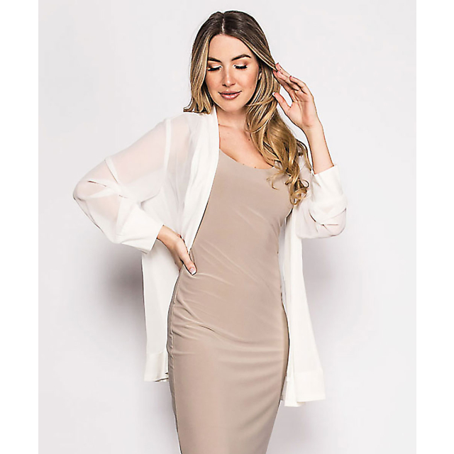 Chiffon Cardigan Jacket