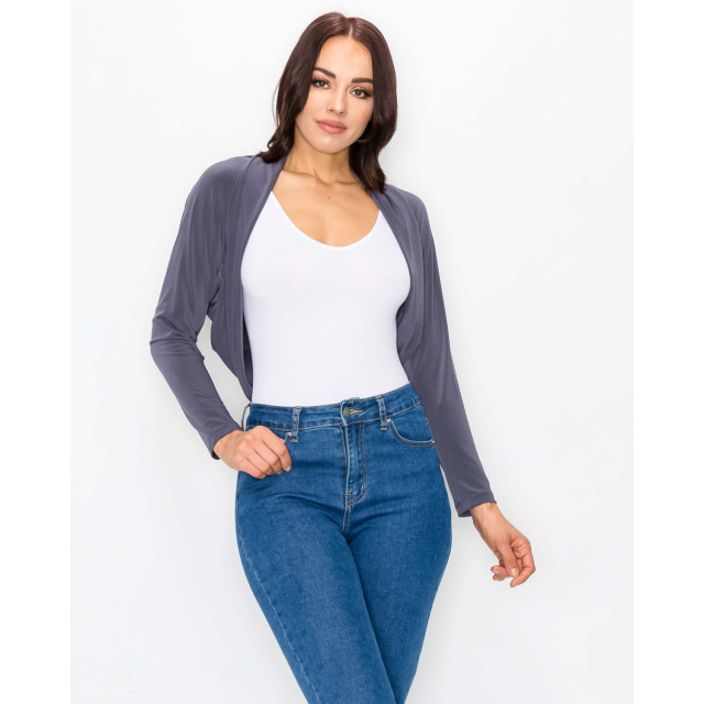 3/4 Sleeve Shrug Jacket