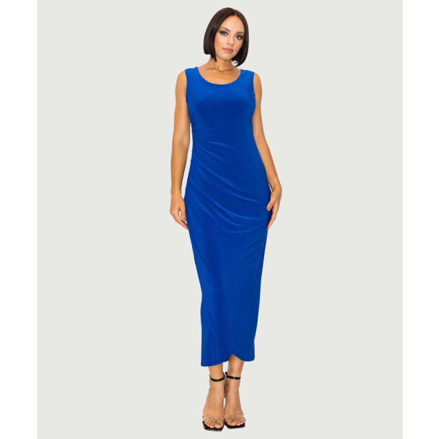 Double Scoop Tank Dress with Side Ruching