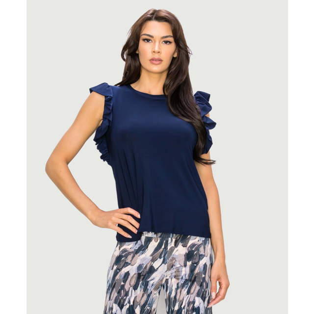 Ruffled Sleeve Tank Top