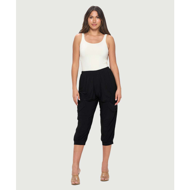 Cropped Pant with Side Pocket