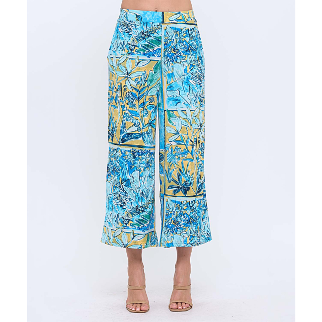 Wide Leg Printed Pant