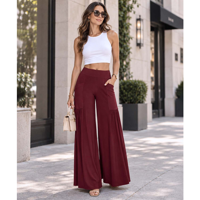 Pocket Palazzo Pants