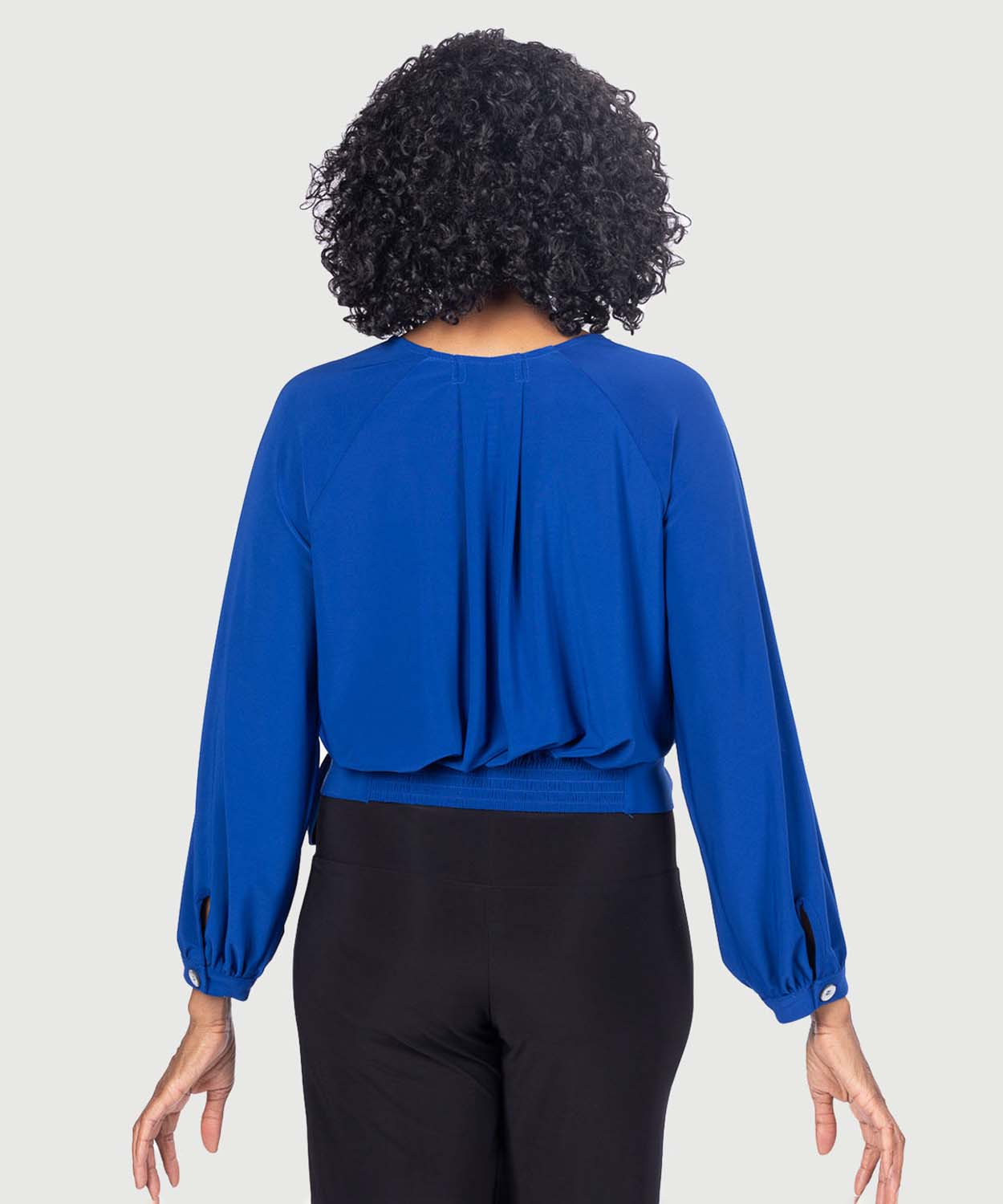 売れ筋商品|||ランズエンド カットソー トップス レディース Women's Long Sleeve Lightweight Jersey Surplice Blouse Black Women's Lightweight Jersey Skimming Long Sleeve Scoop Neck T