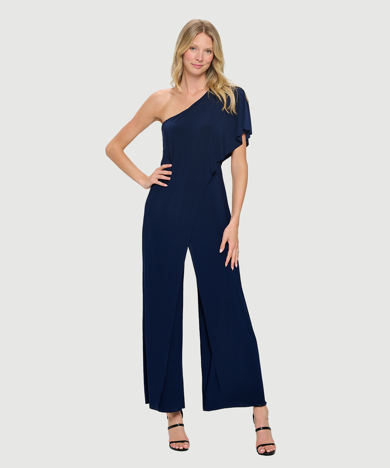 ワンピース octette MAYBE TAILORED OPS LONG OWNth-オンス-】ドロストギャザーデザインジップライン