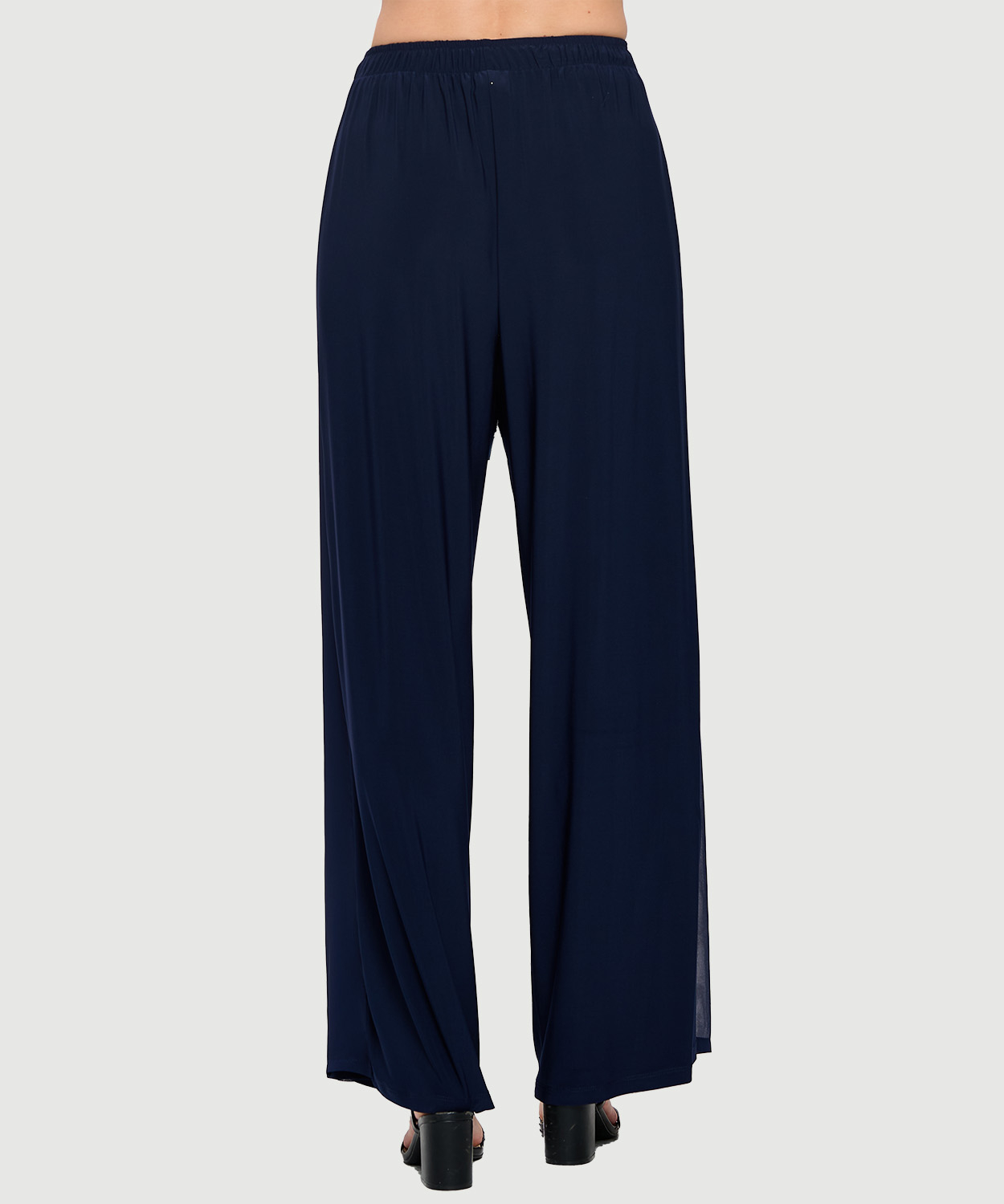 【OJOS】24SS★ Mesh Parting Nylon Pants OJOS] Mesh Parting Nylon Pants - Black - VISUAL AID