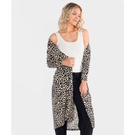 SLY BLURRING LEOPARD CUTトップス M/BLK SLY / BLURRING LEOPARD CUT トップス M/BLK