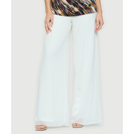 パンツ DOLCE & GABBANA CHIFFON WIDE-LEG PANTS Silk chiffon wide-leg pants in Black for Women