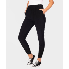 【BOK PLACE】Back Button Raw Line Low Span Skinny Pants skinny-jogger-with-ruched-