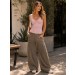 Ribbed Deep V Top