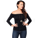 Panel Rouched Off Shoulder