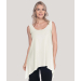 Flowy Wrinkle Resistant Side Slit Top