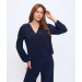Long Sleeve V-Neck Crossover Top