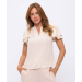 Ruffle Short Sleeved Printed Blouse