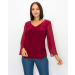 Chiffon Butterfly Sleeve Top