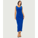 Double Scoop Tank Dress with Side Ruching