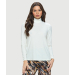 Women's Long Sleeve Bra-Friendly Mock Neck with Back Zipper | Last Tango