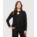 Glitter Top Button Cardigan