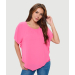 Flowy Batwing Sleeve Chiffon Top With Overlay