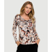 Long Sleeve Cowl Neck Top
