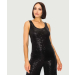 Sparkle Scoop Neck Bra-Friendly Tank Top