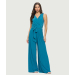 Surplice Jumpsuit With Tie Waist