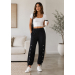 Button Pleated Pants With Cuffs