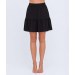 Woven Tiered Ruffle Mini Skirt