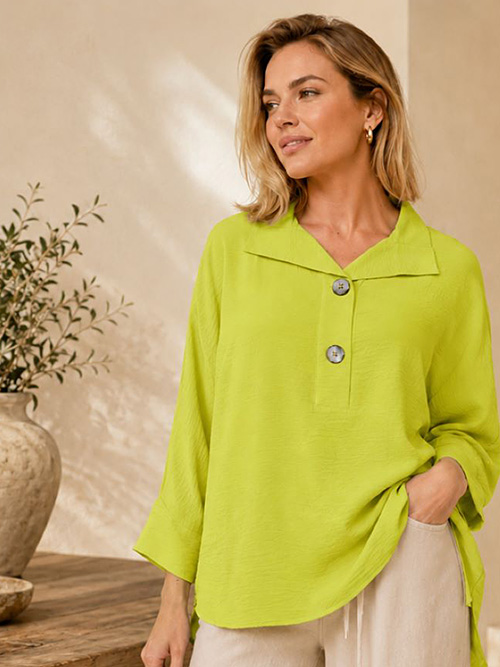 Chiffon Batwing Top with Arm Cuffs | Last Tango USA