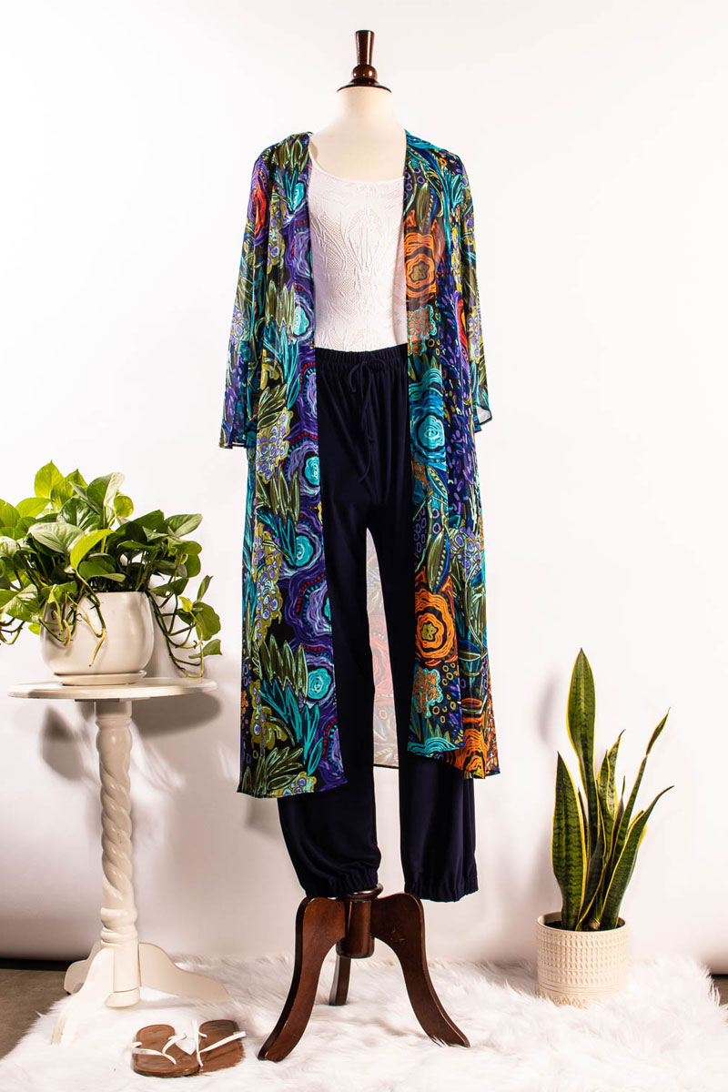 step up your loungewear game with our chiffon dusters