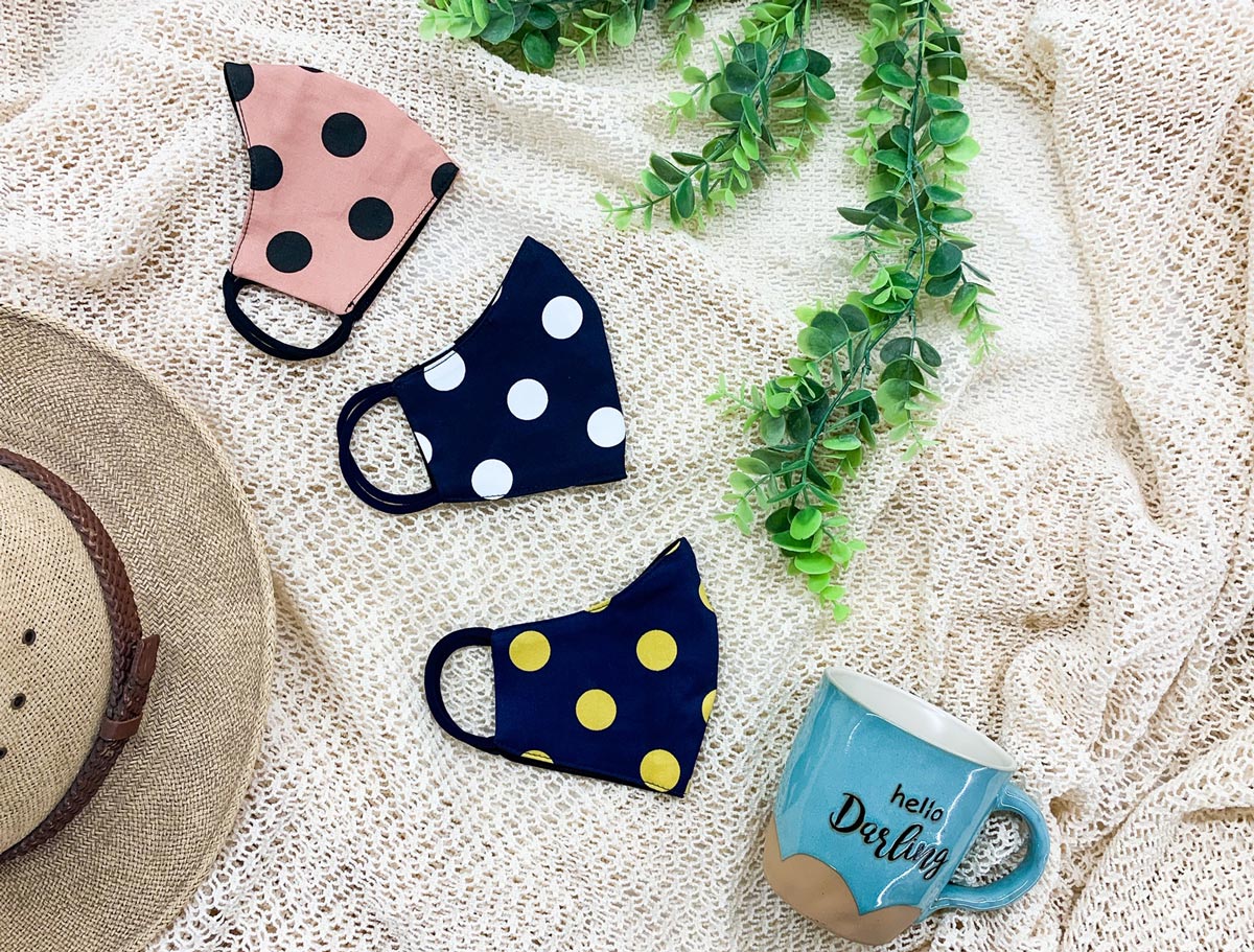 Polka Dot Face Mask
