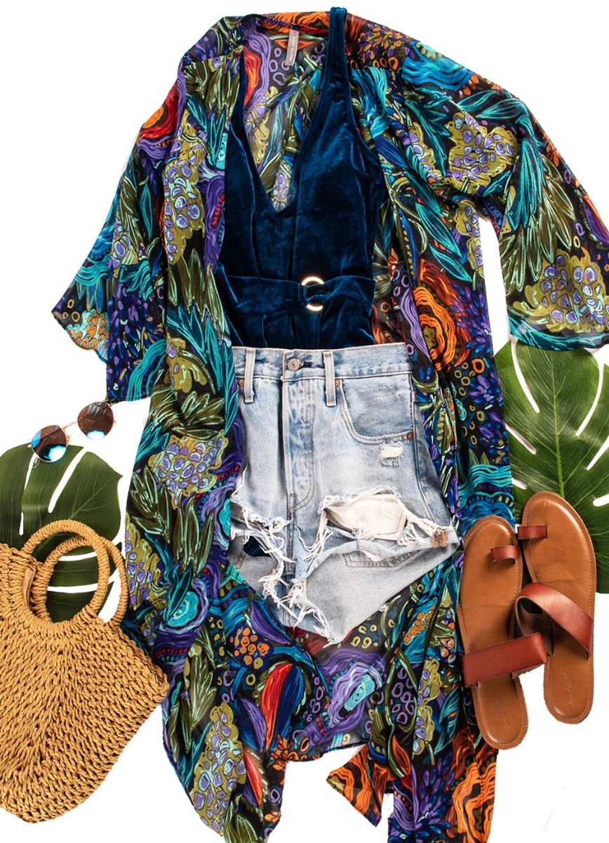 How to Wear Your Chiffon Duster For a Day in the Sun