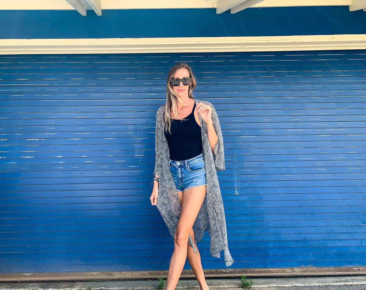 How to Casually Wear a Chiffon Duster